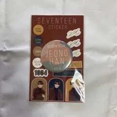 SEVENTEEN セブチ ジョンハン 缶バッジ＆ステッカー