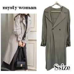 【新品未使用】mysty woman ボリュームボタントレンチコート