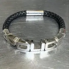 POLICE ブレスレット レザー ステンレスのサムネイル