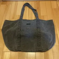 完売品 GAP ロゴトートバッグ 美品 ブルー - メルカリ