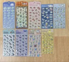 ぷくっとシール サンリオ ９枚セット ダイソー ④のサムネイル