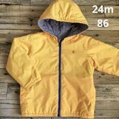 Petit Bateau プチバトー リバーシブル ウインドブレーカー 24m