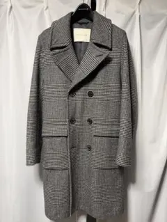 グレンチェック チェスターコート