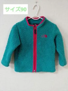 THE NORTH FACE フリースジャケット ターコイズ/ピンク サイズ90