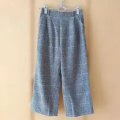 レディース　チェックパンツ