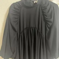 美品　ENFOLD ブラック チュニック 38のサムネイル