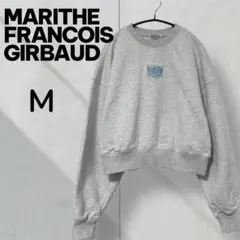 MARITHE FRANCOIS GIRBAUD フロント刺繍ロゴ スウェット