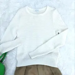 美品マッキントッシュフィロソフィー コットンニット38 Mサイズ春夏