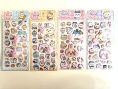 4枚❣️ちいかわ　肉球シール　おしりぷにぷに　おしりシール