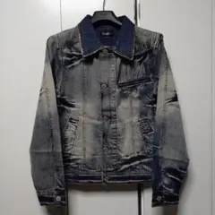 KURO BORO パッチワーク デニムジャケット 日本製 リメイク加工 - メルカリ