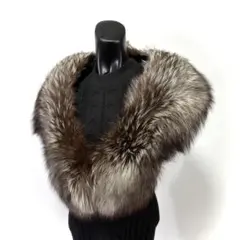 【銀狐】SAGA FOX サガフォックス ファーショール シルバーフォックス