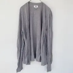 OLD NAVY 【L】オールドネイビー コットンレーヨン カーディガン グレーのサムネイル