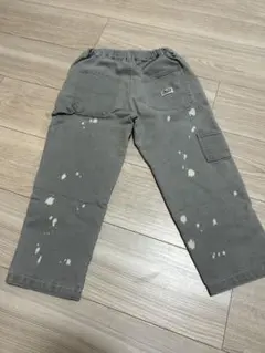 XLARGE KIDS ペイント加工 ロングパンツ 110cmのサムネイル