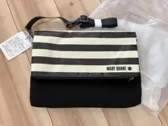 MARY QUANT ストライプショルダー⭐︎クラッチバッグ