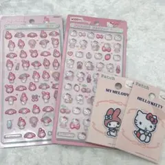 【国内正規品】ボンボンドロップシールミニ サンリオ キティ マイメロ ワッペン