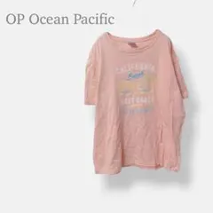 【OP オーシャンパシフィック】半袖Tシャツ M サーフ ビーチ ロゴ プリントのサムネイル