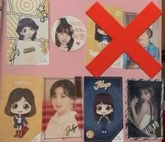 TWICEジヒョ FC 쿠지 参加賞ステッカーセット