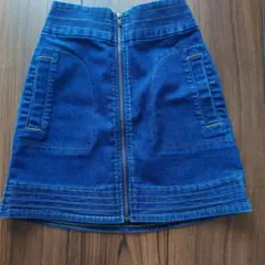 GU デニムスカート ゴムウエスト