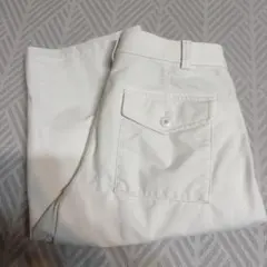 た様専用　UNIQLO ジャージーバレルレッグパンツ 丈長め　オフホワイト