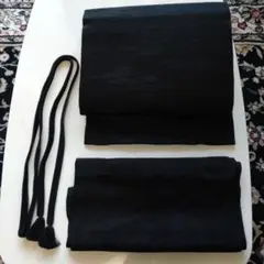 最終お値下げ‼簡単装着‼名古屋帯/喪服帯・帯締め・帯留め/3点セット