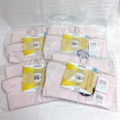 グンゼ 麻と綿 5分丈ボトム Lサイズ×4枚セット GUNZE やさしさ物語
