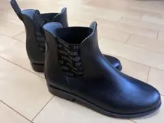 moz ブラック サイドゴアブーツ