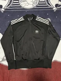 90s 00s adidas トラックジャケット　atp型　ブラック　短丈
