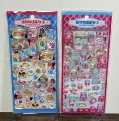 【2枚セット】食べ物★うるちゅる系シール