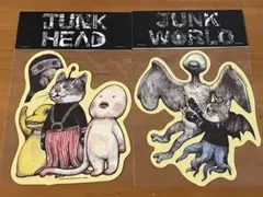 ヒグチユウコ　BIGステッカー　JUNK HEAD & JUNK WORLD