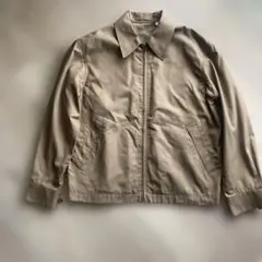 UNIQLOＵベージュ ジッパー付き ジャケット Mサイズ　人気　定番