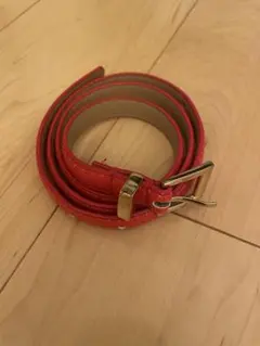 INGNI スクエアバックルベルト　赤　イング