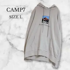 ✨美品✨キャンプセブン　パーカー　スウェット　カジュアル　ロゴ入り　男女兼用