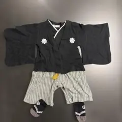 PUFF 2 KIDS 黒着物風服 靴下セット