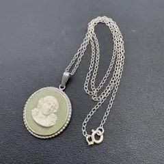 WEDGWOOD ウエッジウッド ジャスパーウェア カメオ ペンダント シルバー