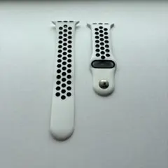 Apple Watch スポーツバンド シリコン製 白×黒