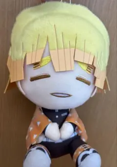 鬼滅の刃 ぬいぷりけ おすわりBIG 2 我妻善逸 ぬいぐるみ - メルカリ