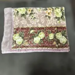 LAMORNE 花柄毛布　　 140x200cm