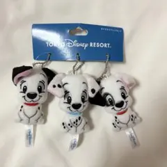 101匹わんちゃん ぬいぐるみストラップ 3個セット