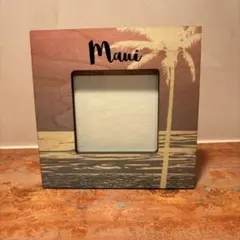 ハワイ　マウイ　フォトスタンド　木製