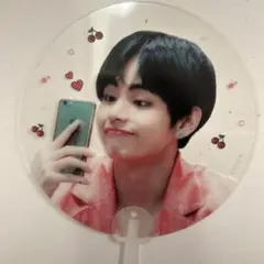 BTS テヒョン　テテ　透明うちわ