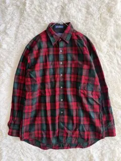 PENDLETON ペンドルトン ウールネルシャツ　USA製　チェック　赤