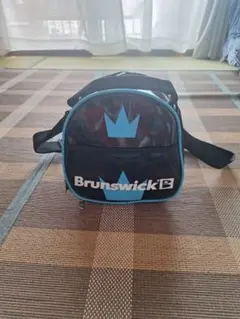 Brunswick ボウリングバッグ ブラック×ライトブルー