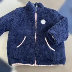 PICNIC フリースアウター ネイビー 花柄