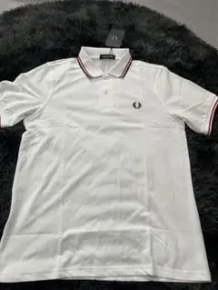 タグ付き FRED PERRY フレッドペリー ポロシャツ L アイボリーカラー