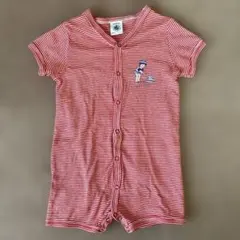 PETIT BATEAU プチバトー　ショートロンパース　半袖　6m/67cm