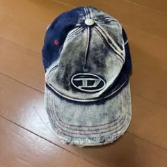 DIESEL デニムキャップ ダークブルー