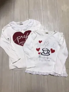 moujonjon DonkeyJossy 長袖Tシャツ2枚組　120