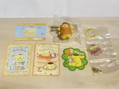 ポムポムプリン　詰め合わせ　フィギュア　カプセルトイ　ガチャガチャ　カード