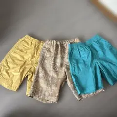 ハーフパンツ3点セット120cm ユニクロ、GU、ライトオン