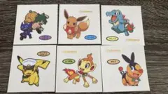 ポケモン　デコキャラシール　6種セット